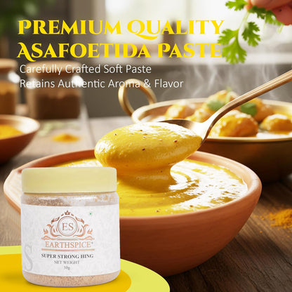 Earthspice Hing asafoetida paste premium quality.
