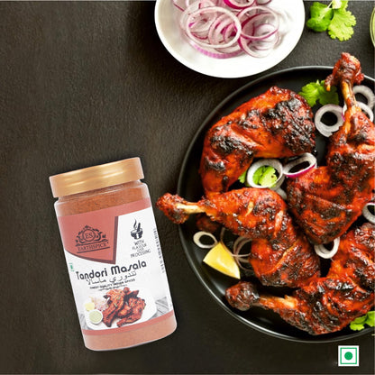 Earthspice Tandoori Masala with grilled chicken and onions.