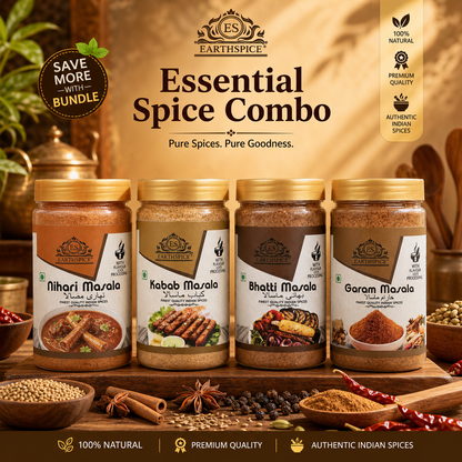 Earthspice Non-Veg Pro Combo – Nihari, Kabab, Bhatti & Garam Masala (400g Total)