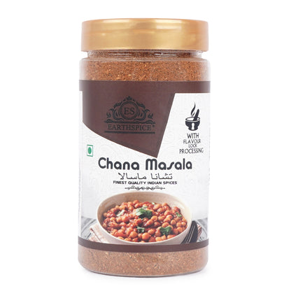 Earthspice Chana Masala with Earth Spice branding.