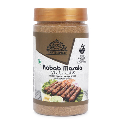 Earthspice Kabab Masala spice mix on a white background.