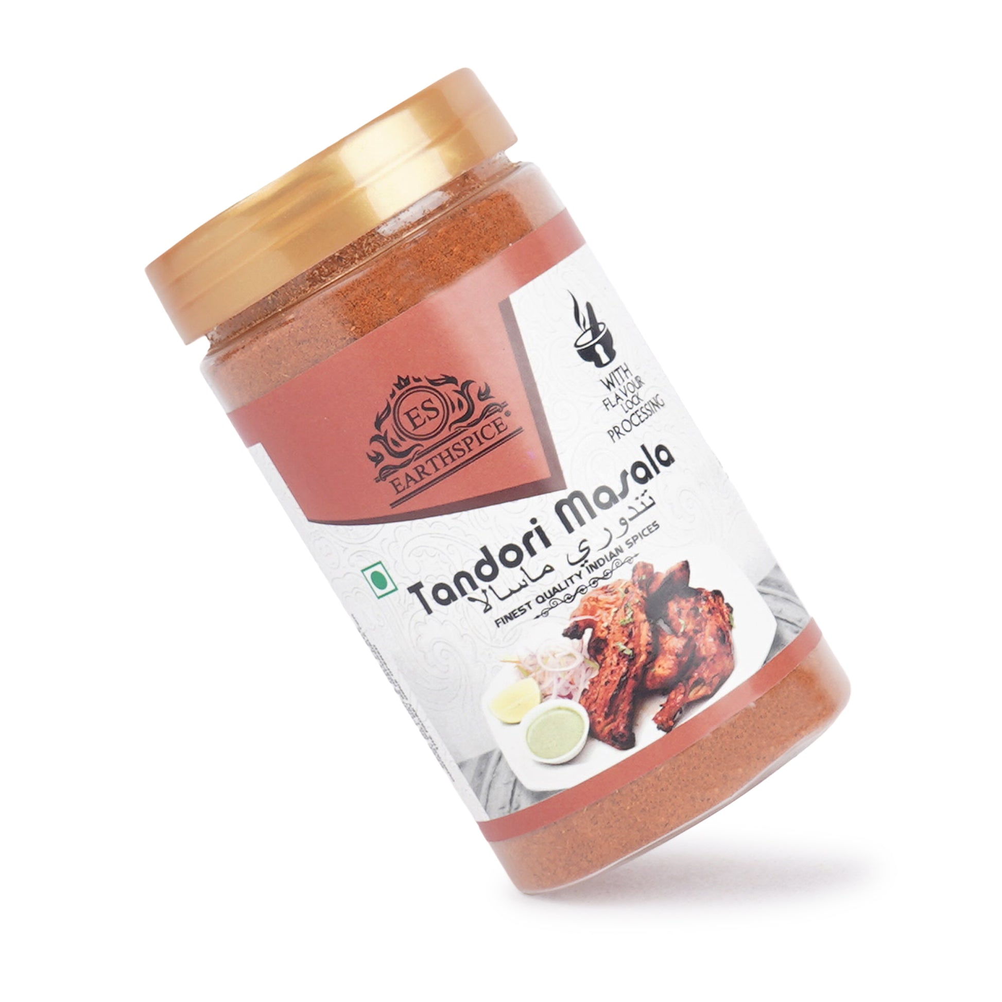 Earthspice Tandori Masala spice mix with a visible brand label.