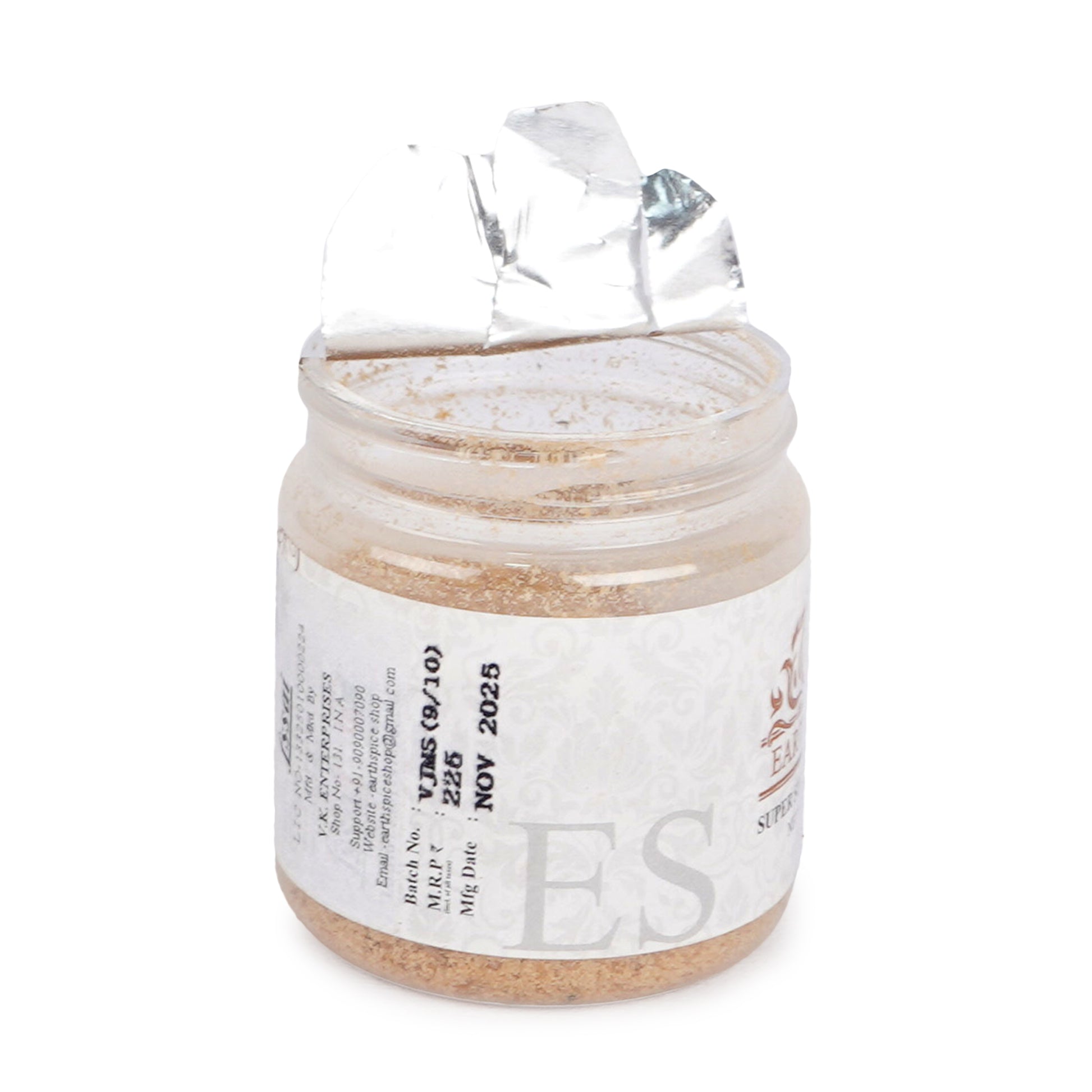 Earthspice Hing 50g premium asafoetida with a white label 