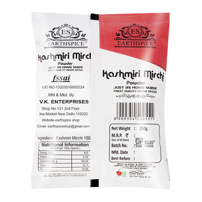 Earthspice Premium Kitchen Combo – Kashmiri Mirch 250g, Hing 50g & Green Cardamom 50g